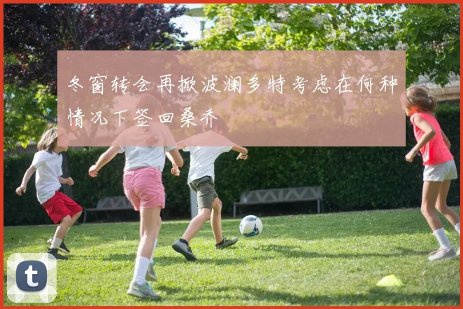 冬窗转会再掀波澜多特考虑在何种情况下签回桑乔